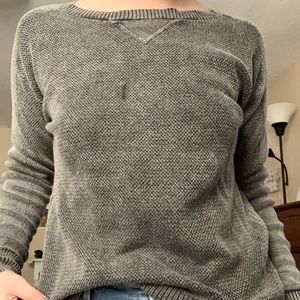 American Eagle Waffle Knit Crewneck Sweater